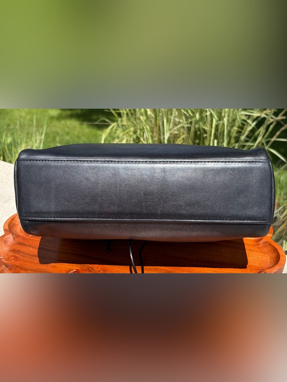 Vintage COACH Matinee Black Leather Rare EUC - Picture 13 of 17